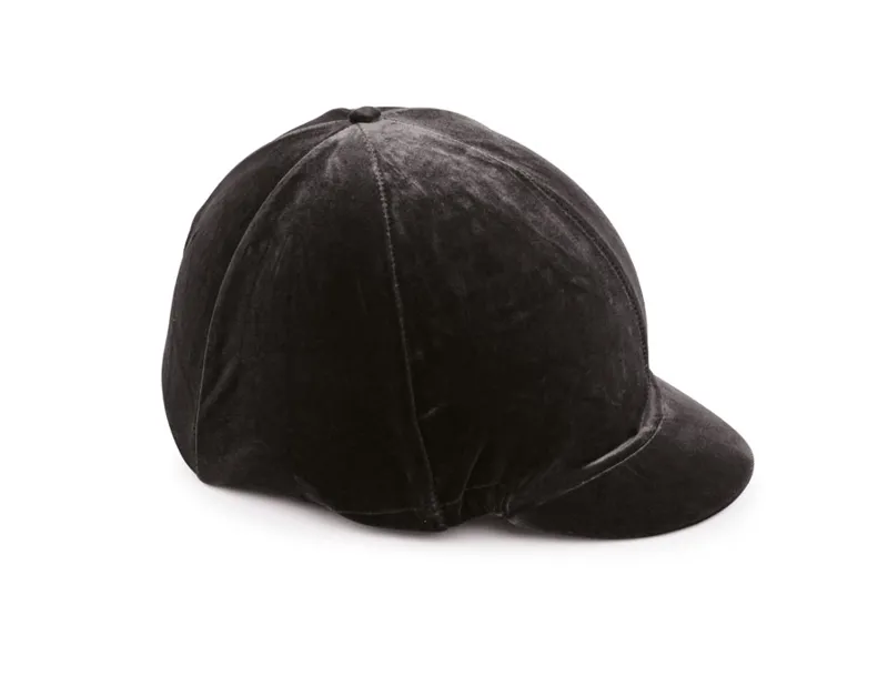 Shires Velveteen Hat Silk in Black